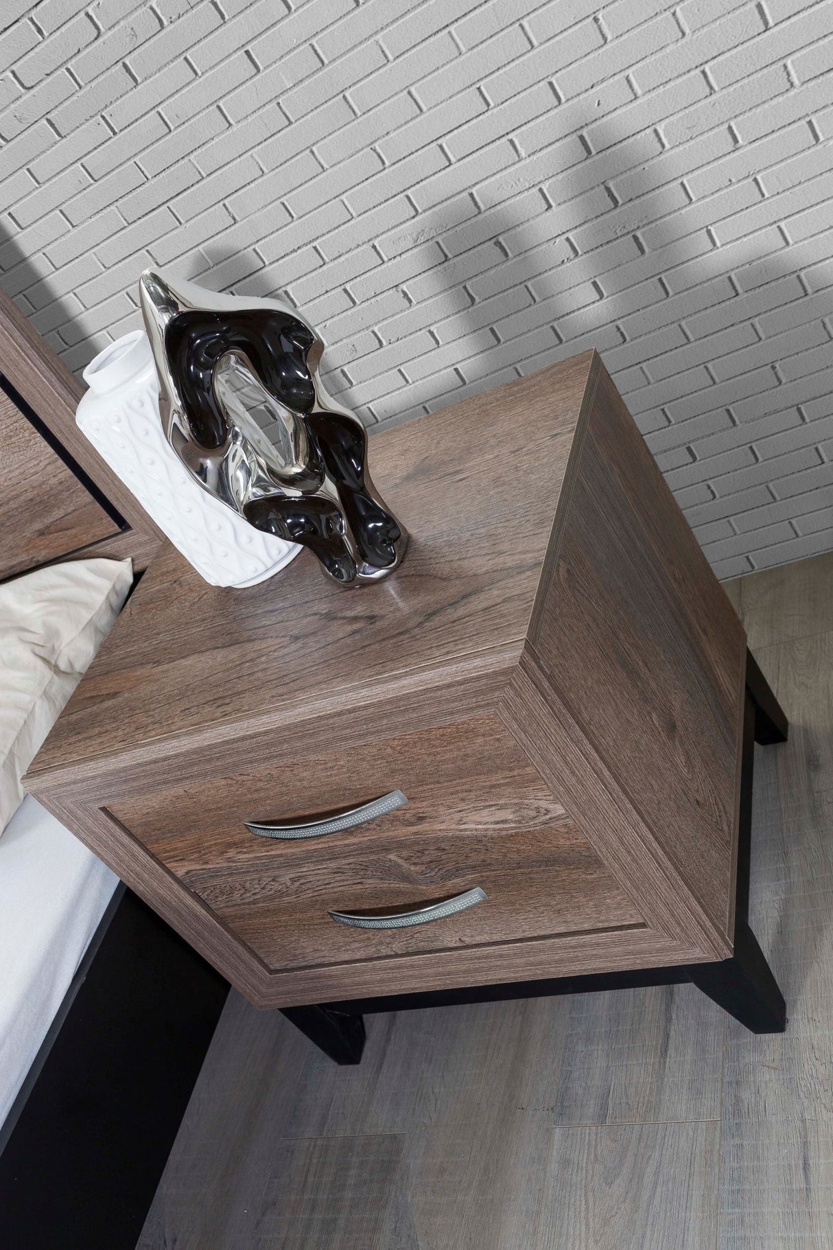 Marvel Brown Night Stand from Nova Furniture - Luna Furniture