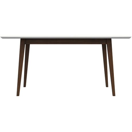 Mary Modern Style Solid Wood Rectangular Dining Kitchen Table Walnut / 47" - AFC00001 - Luna Furniture