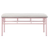 Massi Tufted Upholstered Bench Powder Pink - 401156 - Luna Furniture