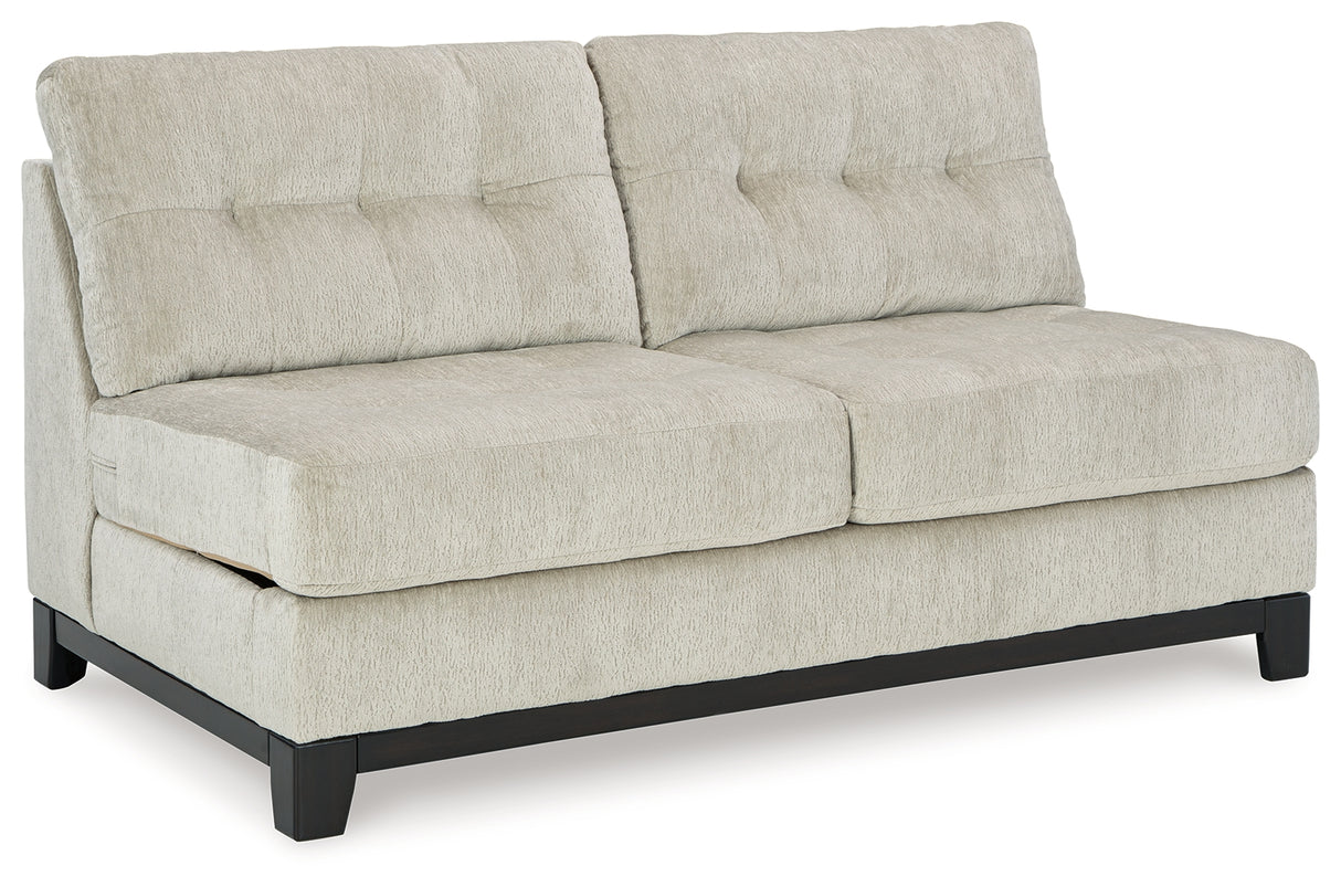 Maxon Place Stone Armless Loveseat from Ashley - Luna Furniture