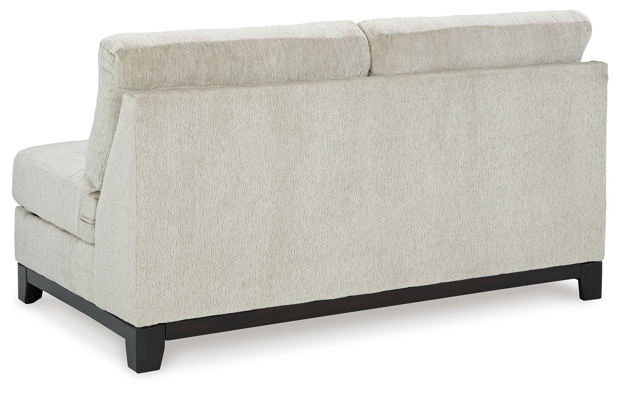 Maxon Place Stone Armless Loveseat from Ashley - Luna Furniture