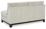 Maxon Place Stone Armless Loveseat from Ashley - Luna Furniture