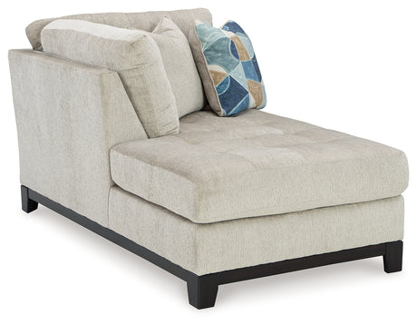 Maxon Place Stone Left-Arm Facing Corner Chaise from Ashley - Luna Furniture