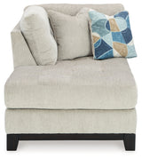 Maxon Place Stone Left-Arm Facing Corner Chaise from Ashley - Luna Furniture