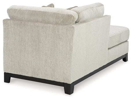 Maxon Place Stone Left-Arm Facing Corner Chaise from Ashley - Luna Furniture