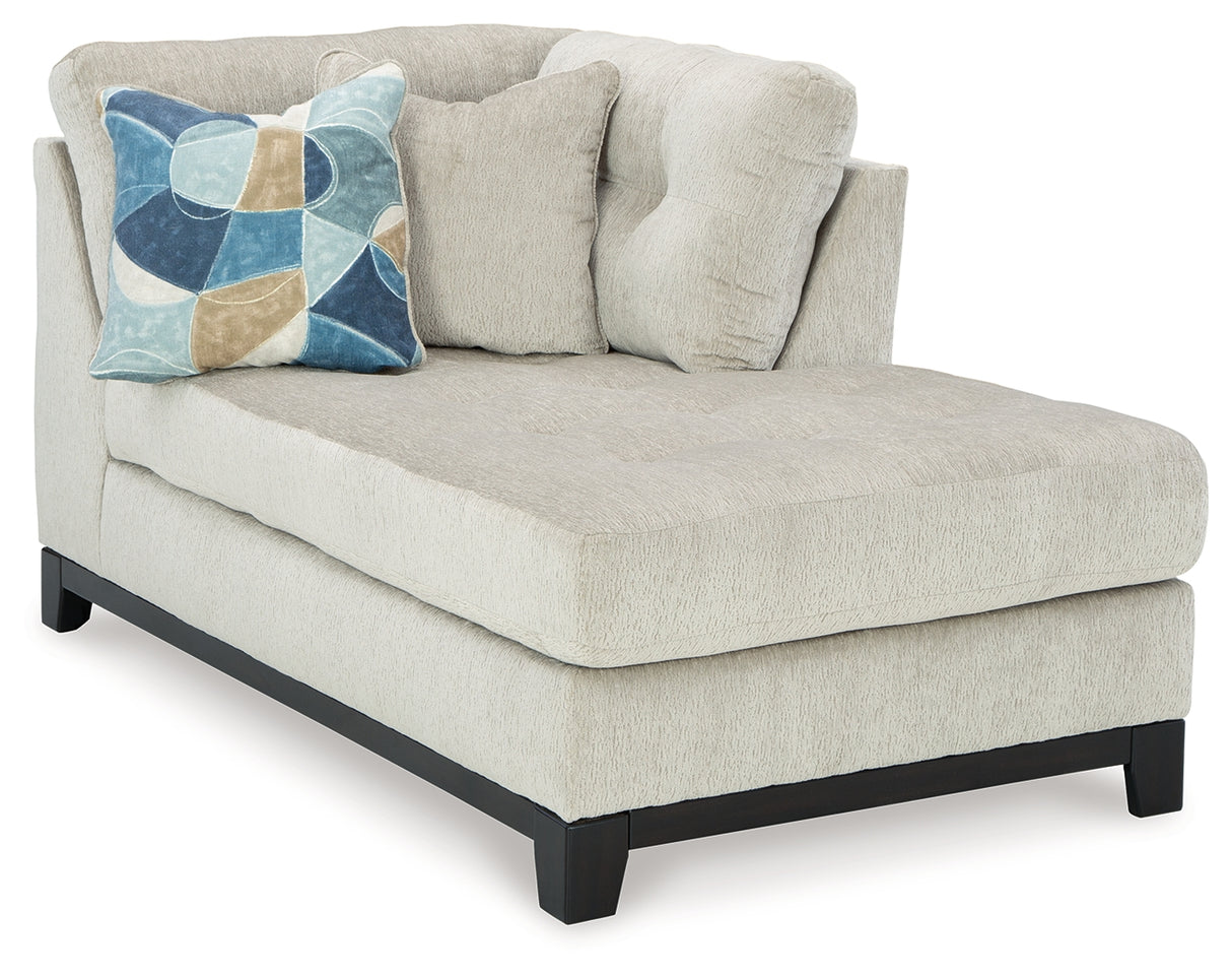 Maxon Place Stone Right-Arm Facing Corner Chaise from Ashley - Luna Furniture