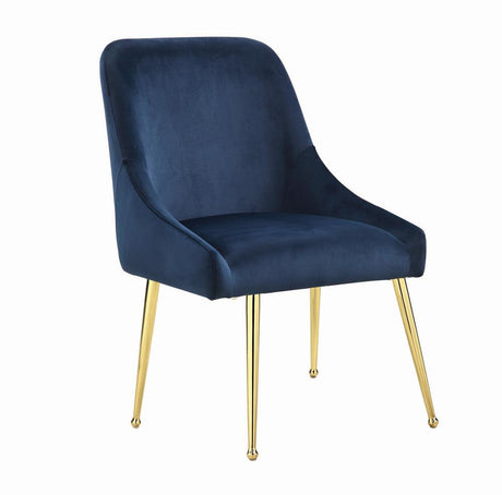 Mayette Side Chairs Dark Ink Blue (Set of 2) - 192492 - Luna Furniture