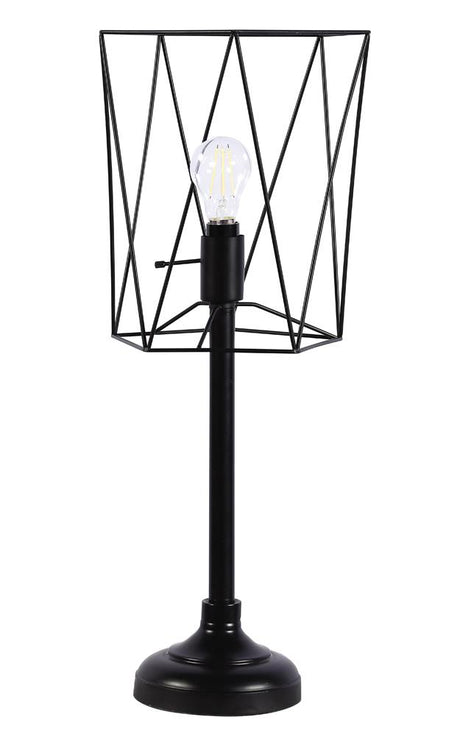 Mayfield Black Metal Slender Torch Table Lamp from Coaster - Luna Furniture