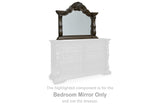 Maylee Dark Brown Bedroom Mirror (Mirror Only) from Ashley - Luna Furniture