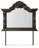Maylee Dark Brown Bedroom Mirror (Mirror Only) from Ashley - Luna Furniture