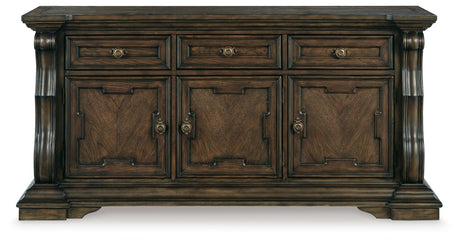 Maylee Dark Brown Dining Buffet from Ashley - Luna Furniture