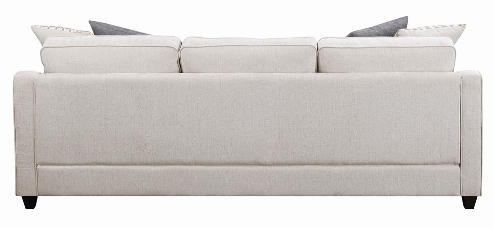 Mcloughlin Platinum Upholstered Sectional from Coaster - Luna Furniture