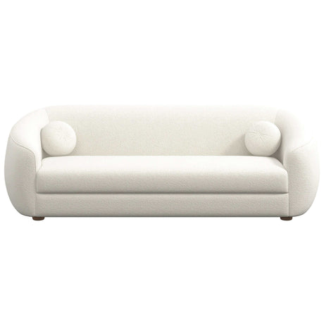 Melinda Boucle Sofa Cream - AFC00474 - Luna Furniture