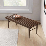 Mia Brown Bench from Midinmod - Luna Furniture