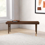 Mia Brown Bench from Midinmod - Luna Furniture
