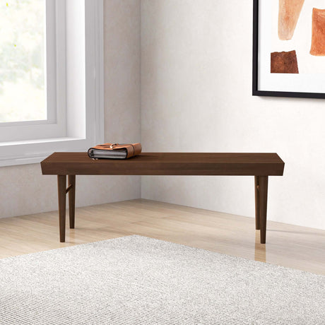Mia Brown Bench from Midinmod - Luna Furniture