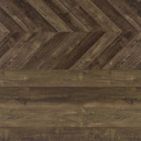 Millbrook Gunmetal and Rustic Oak Herringbone 2-Door Bookcase from Coaster - Luna Furniture