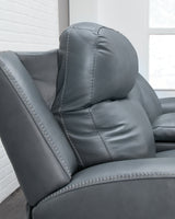 Mindanao Steel Power Reclining Sofa from Ashley - Luna Furniture