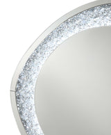 Mirage Acrylic Crystals Inlay Wall Mirror with LED Lights - 961504 - Luna Furniture