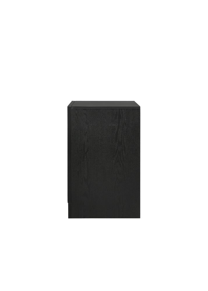 Miranda Black 2-Drawer Nightstand from Coaster - Luna Furniture