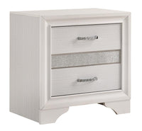 Miranda 2-drawer Nightstand Tray White - 205112 - Luna Furniture