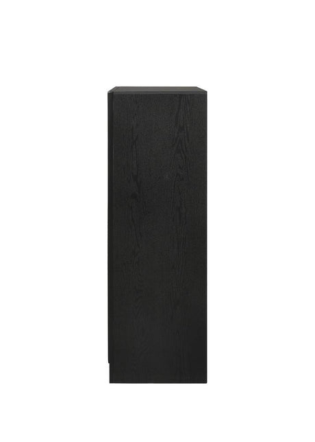 Miranda Black and Rhinestone 5-Drawer Chest from Coaster - Luna Furniture