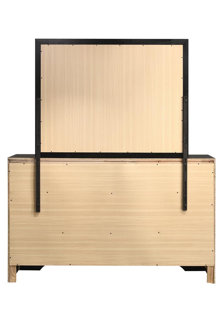 Miranda Black and Rhinestone 7-Drawer Dresser from Coaster - Luna Furniture