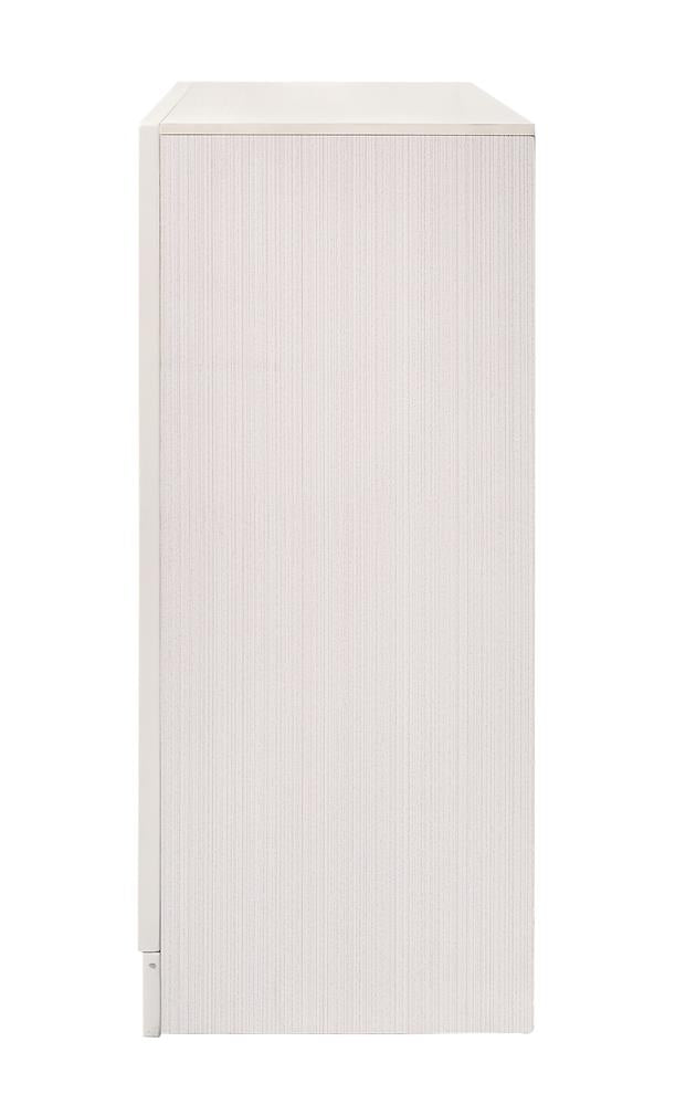 Miranda White and Rhinestone 7-Drawer Dresser from Coaster - Luna Furniture