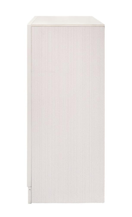 Miranda White and Rhinestone 7-Drawer Dresser from Coaster - Luna Furniture