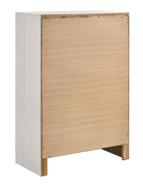 Miranda White 5-Piece Queen Platform Storage Bedroom Set from Coaster - Luna Furniture