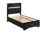 Miranda Black Twin Storage Bed from Coaster - Luna Furniture