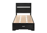 Miranda Black Twin Storage Bed from Coaster - Luna Furniture
