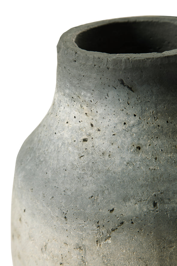 Moorestone Gray/Black Vase - A2000592 - Luna Furniture