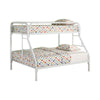 Morgan Twin over Full Bunk Bed White - 2258W - Luna Furniture