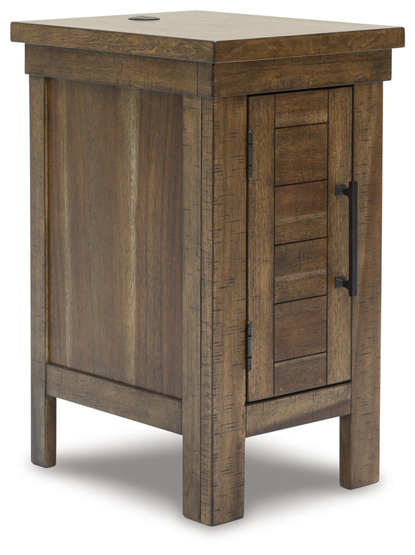 MORIVILLE Grayish Brown Chairside End Table - T731-7 - Luna Furniture