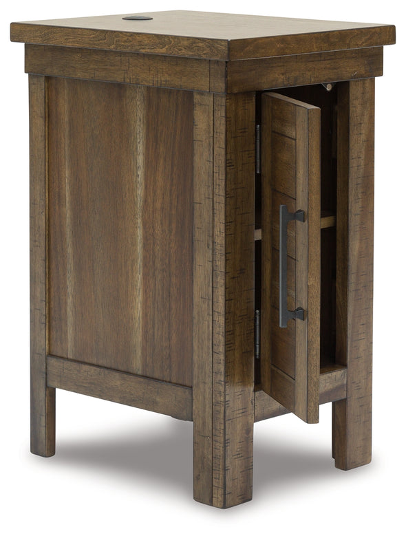 MORIVILLE Grayish Brown Chairside End Table - T731-7 - Luna Furniture