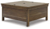MORIVILLE Grayish Brown Lift-Top Coffee Table - T731-9 - Luna Furniture