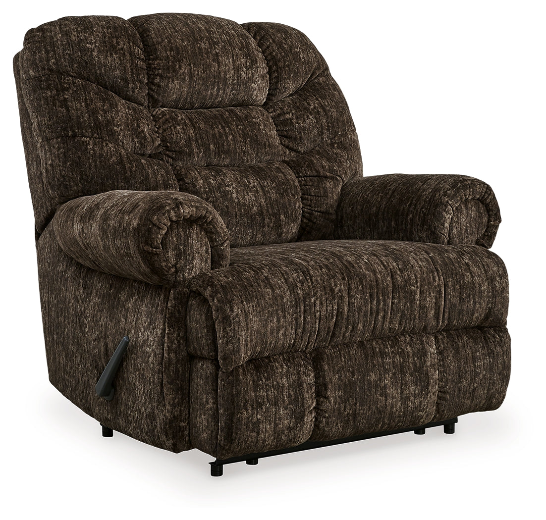Movie Man Chocolate Recliner from Ashley - Luna Furniture