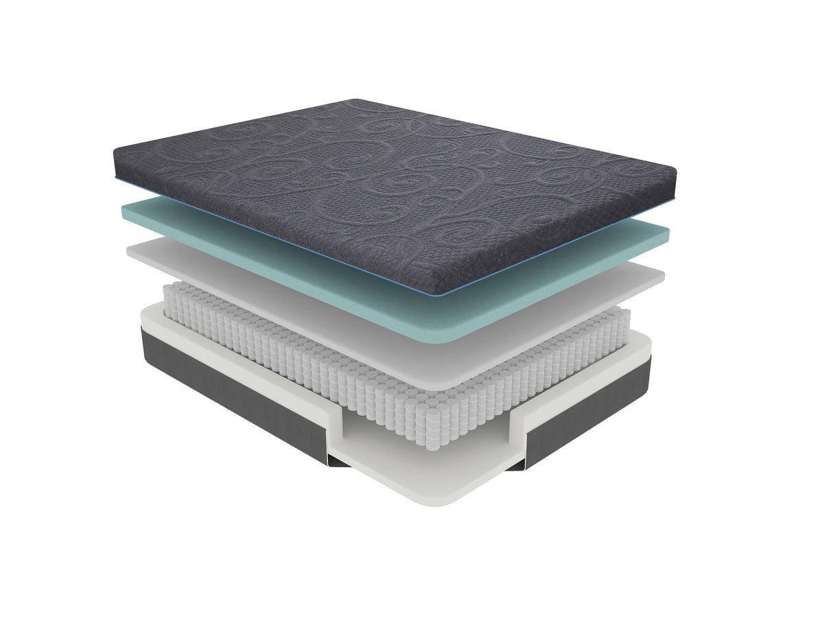 MT-H11ET*2 11" Split Eastern King Gel-Infused Memory Foam Hybrid Mattress(2-Piece) from Homelegance - Luna Furniture