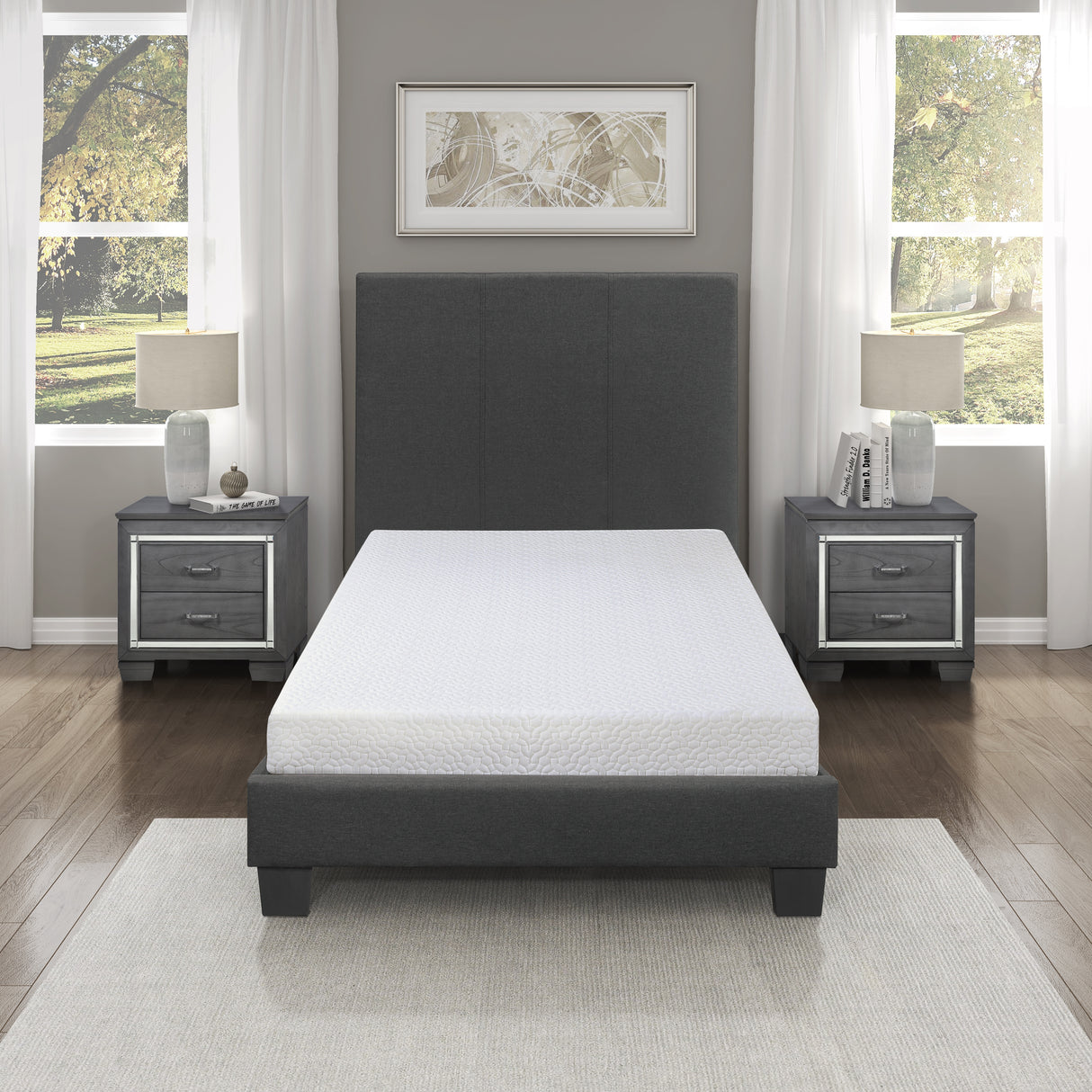 MT-NG06T 6" Twin Gel-Infused Memory Foam Mattress from Homelegance - Luna Furniture