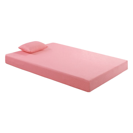 MT-PG07PKF 7" Pink Full Gel-Infused Memory Foam Mattress and Pillow Set from Homelegance - Luna Furniture