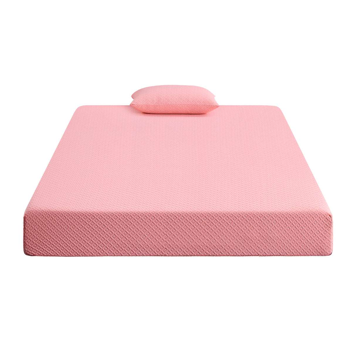 MT-PG07PKF 7" Pink Full Gel-Infused Memory Foam Mattress and Pillow Set from Homelegance - Luna Furniture