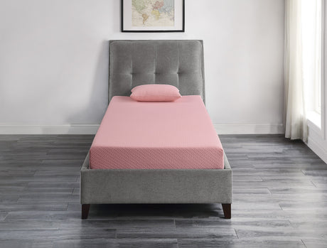 MT-PG07PKF 7" Pink Full Gel-Infused Memory Foam Mattress and Pillow Set from Homelegance - Luna Furniture