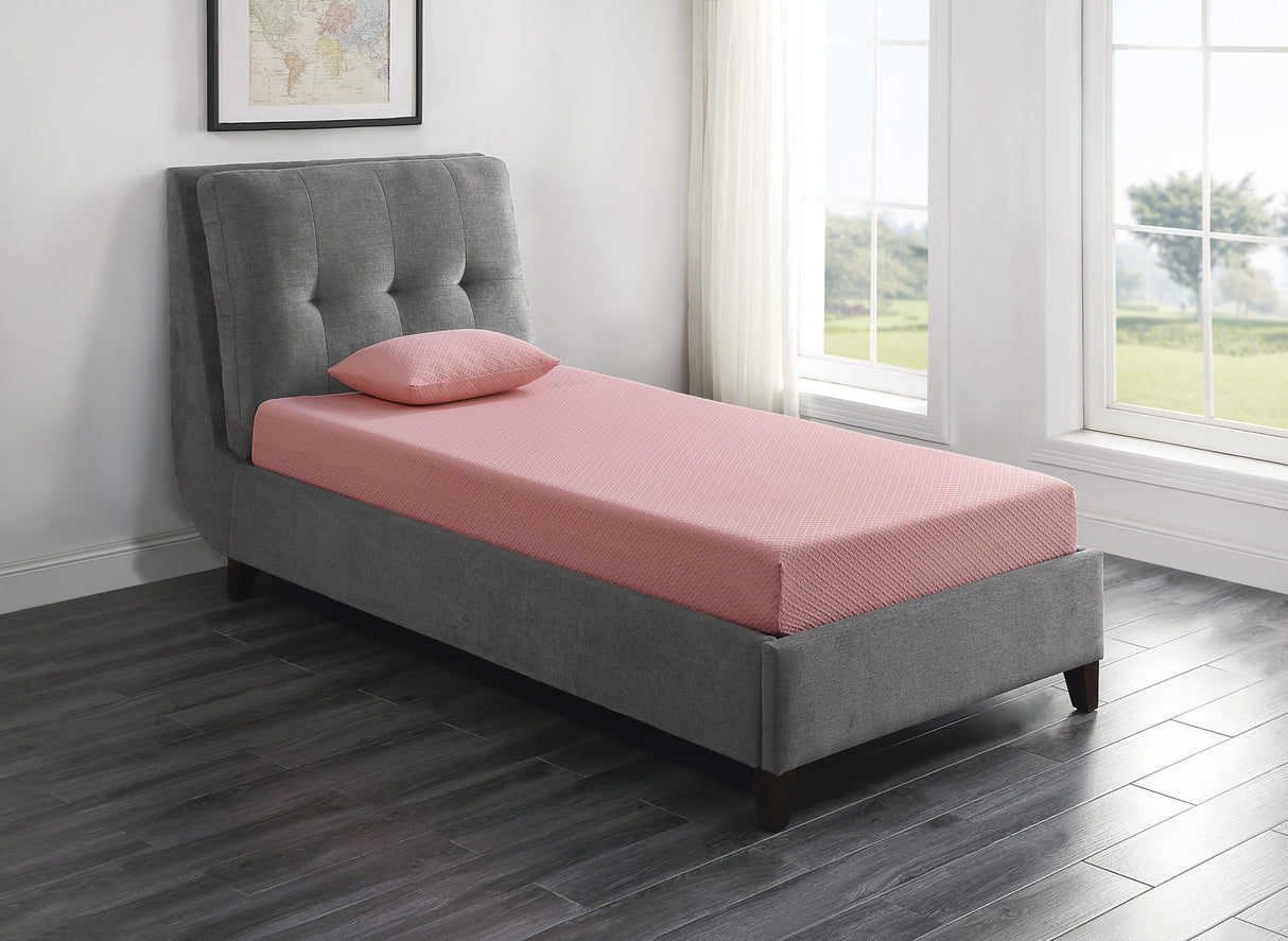 MT-PG07PKF 7" Pink Full Gel-Infused Memory Foam Mattress and Pillow Set from Homelegance - Luna Furniture