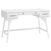 Mugga 3-drawer Writing Desk White - 800745 - Luna Furniture