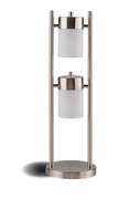 Munson Adjustable Swivel Table Lamp Brushed Silver - 900732 - Luna Furniture