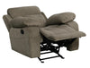 Myleene Pillow Top Arm Glider Recliner Mocha - 603033 - Luna Furniture