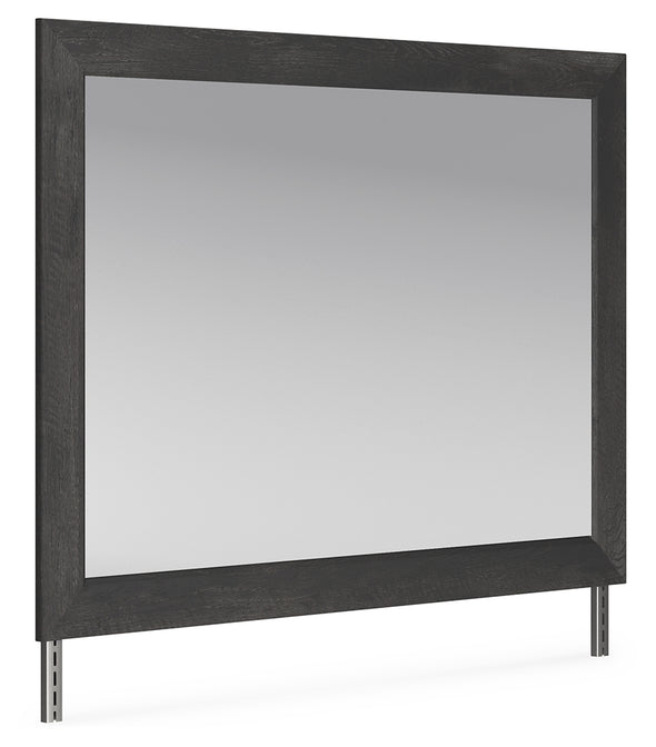 Nanforth Graphite Bedroom Mirror (Mirror Only) - B3670-36 - Luna Furniture