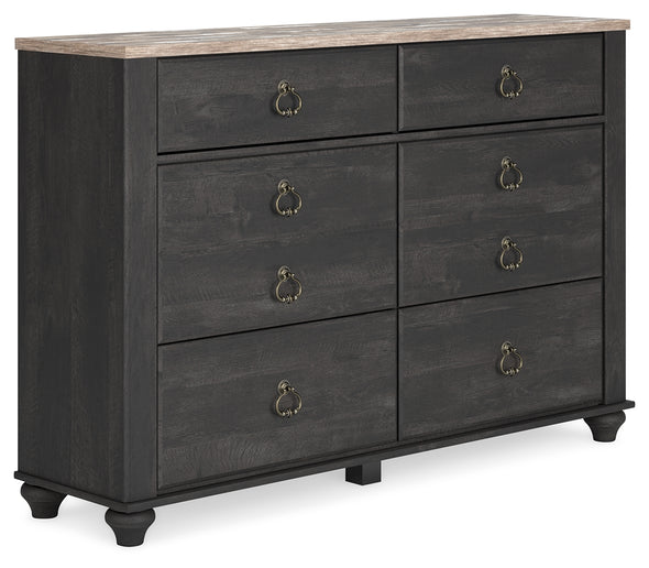 Nanforth Two-tone Dresser - B3670-31 - Luna Furniture