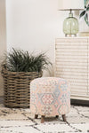 Naomi Pattern Round Accent Stool Multi-color - 915150 - Luna Furniture